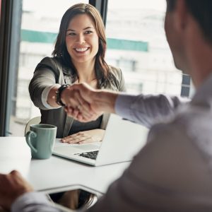 Business,People,,Handshake,And,Welcome,For,Tech,Meeting,,Partnership,Deal